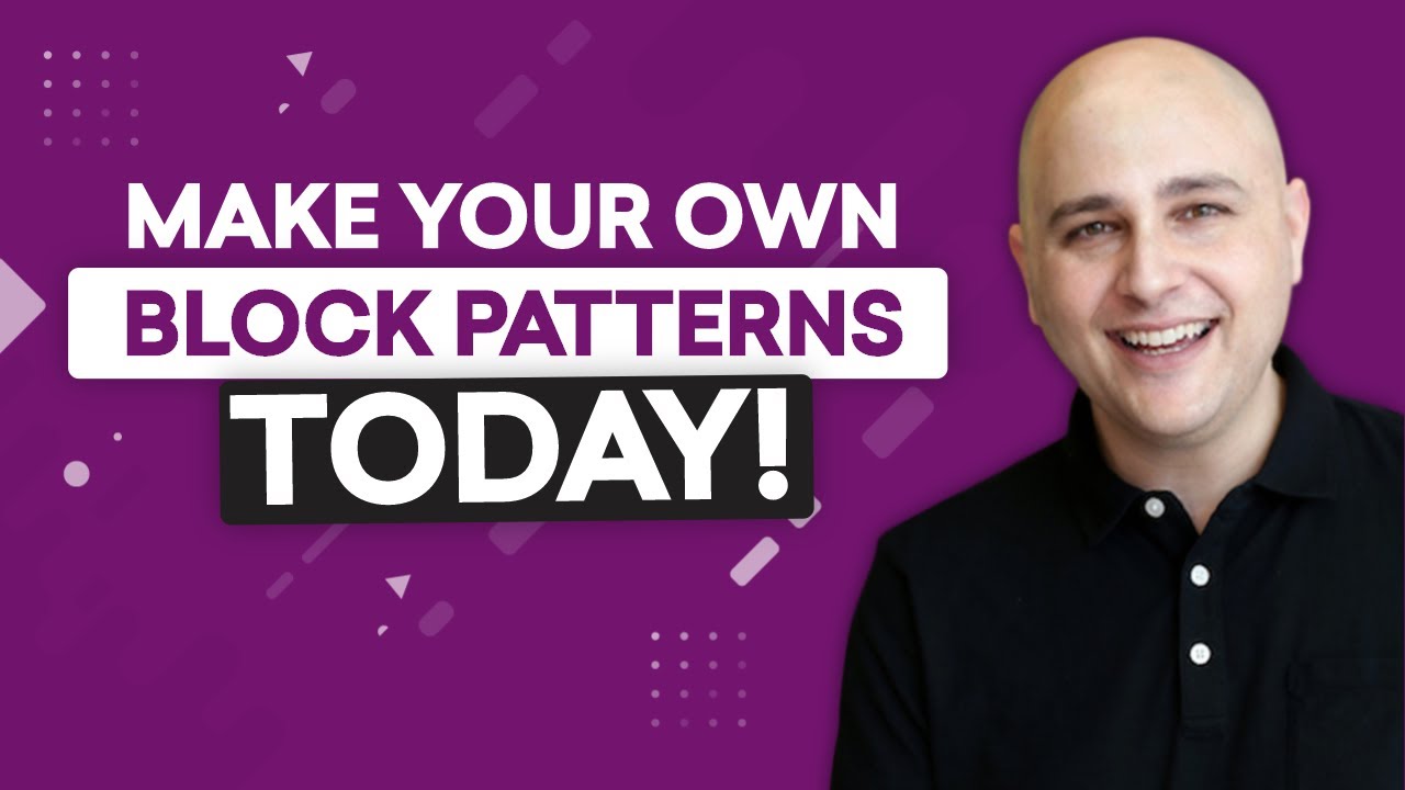 Speed Block Pattern How To Create Block Patterns To Speed Up Website Building