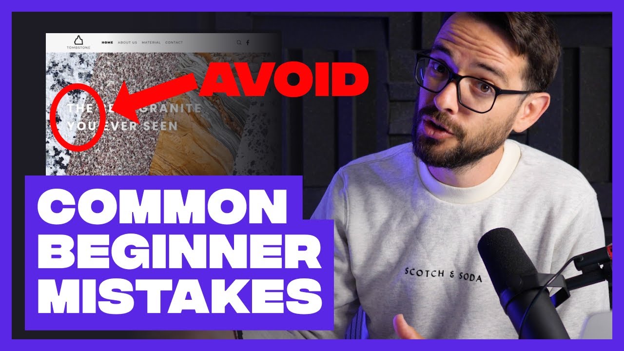 5 Common Beginner Web Design Mistakes To Avoid