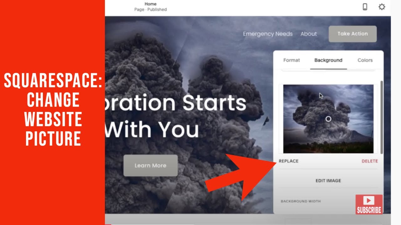 How To Change Website Pictures In Squarespace