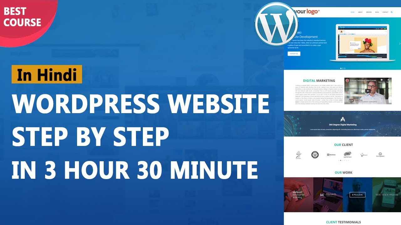 How To Make a WordPress Website | Step by Step For Beginners - Complete ...