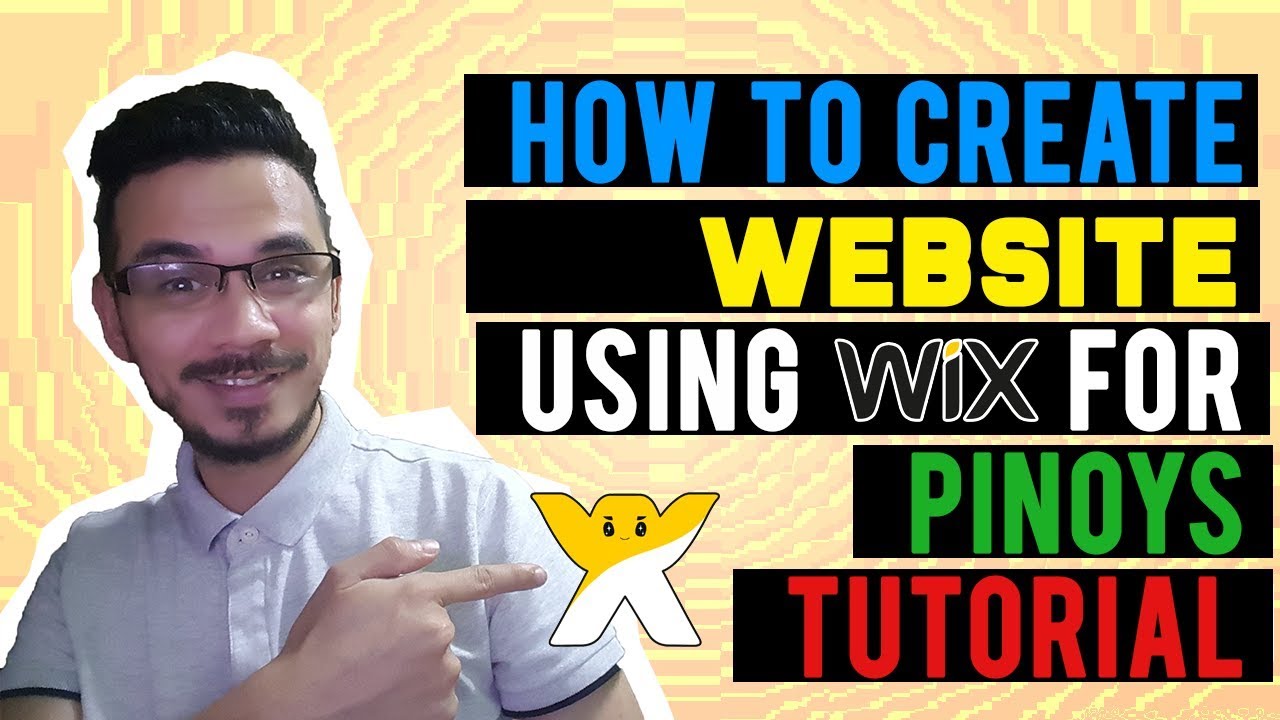 how to create a website using wix step by step for Pinoys Tutorial