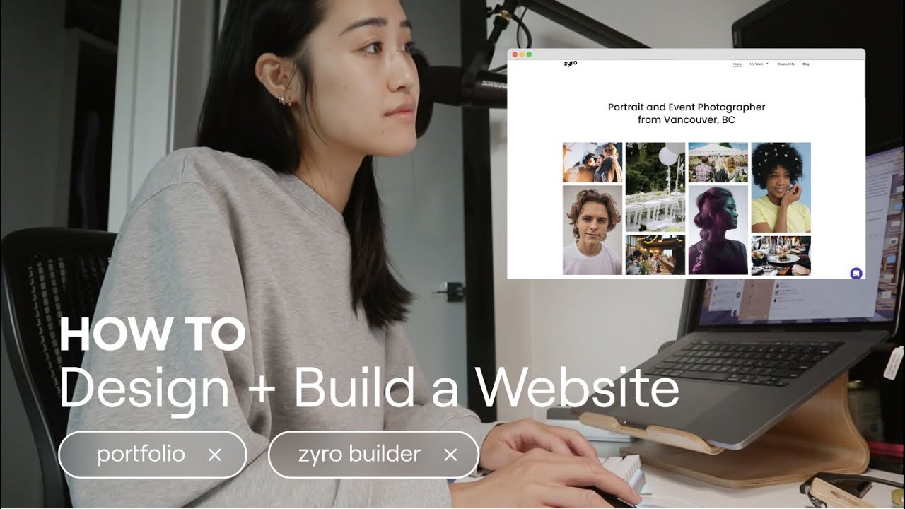 How to design and build a portfolio website in minutes! (Trying Zyro ...