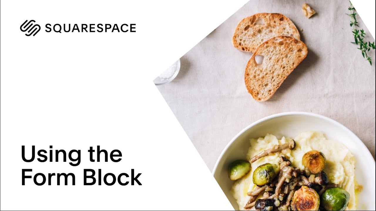 Using the Form Block | Squarespace 7.0 Tutorial