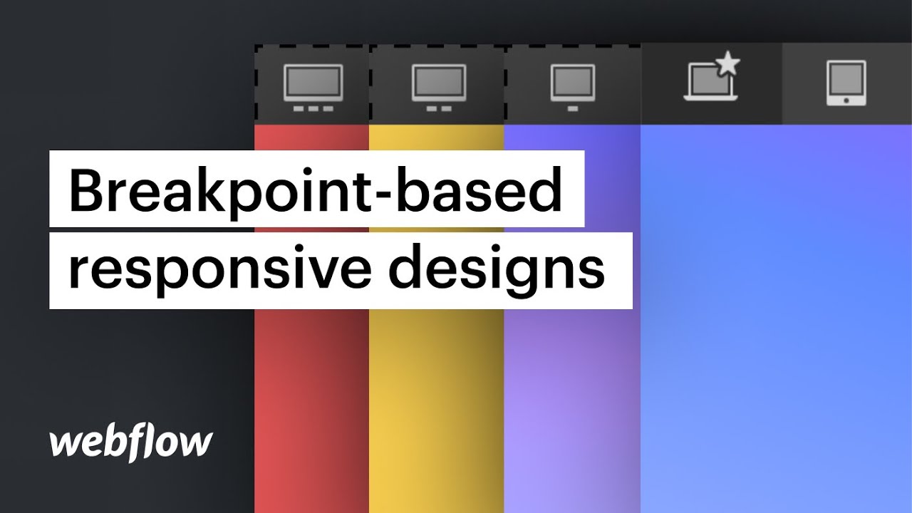 Breakpoint basics and responsive design in Webflow — web design tutorial