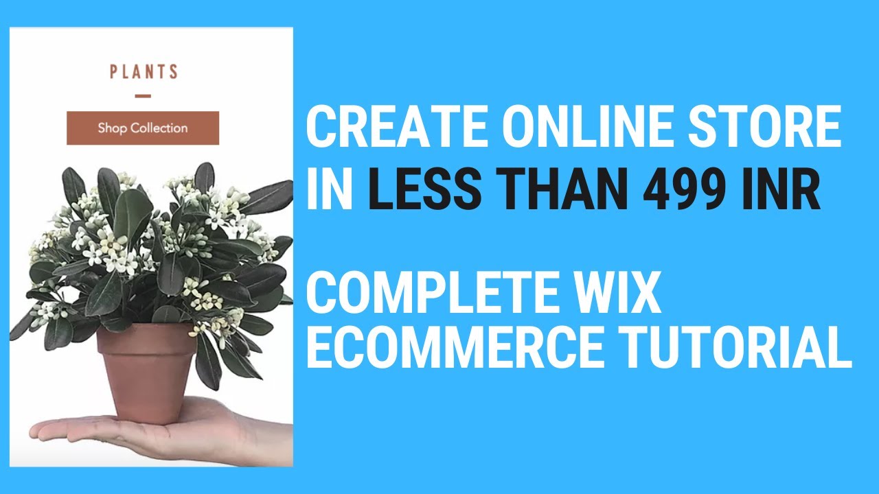 How to create ecommerce website - WIX Website eCommerce tutorial in ...