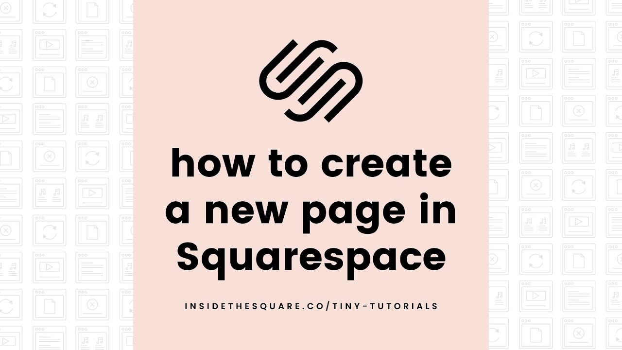 How to Create a New Page in Squarespace 7.1 // Squarespace 7.1 Tutorial