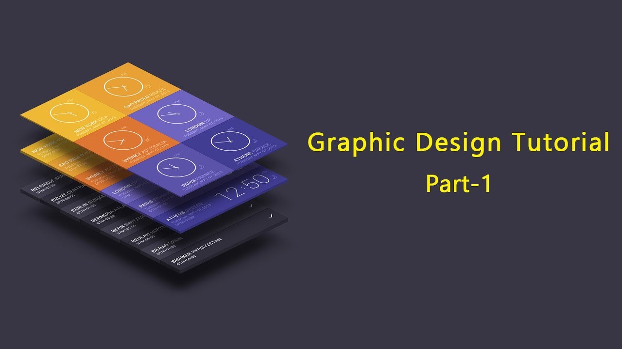 Graphic Design Tutorial for Beginners Part 1 | Fundamentals of Graphic ...