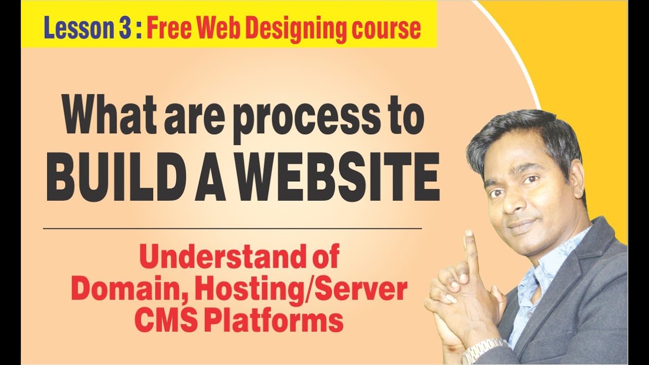 Web designing : Lesson 3 (website building process / steps) 2020 ...