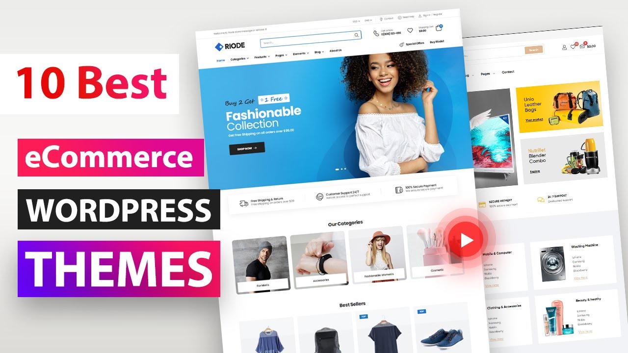 Best eCommerce WordPress Theme 2021 | Top 10 WordPress Themes for ...