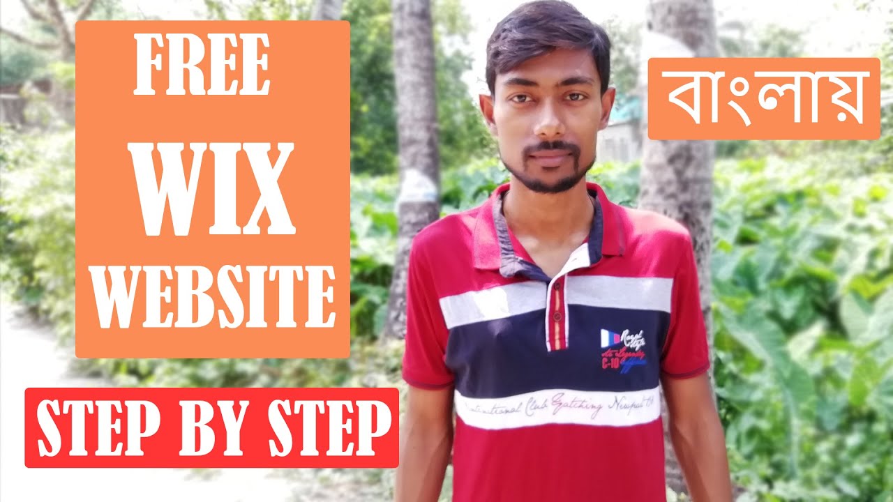 How To Make A WIX Website For Free | Bangla Tutorial