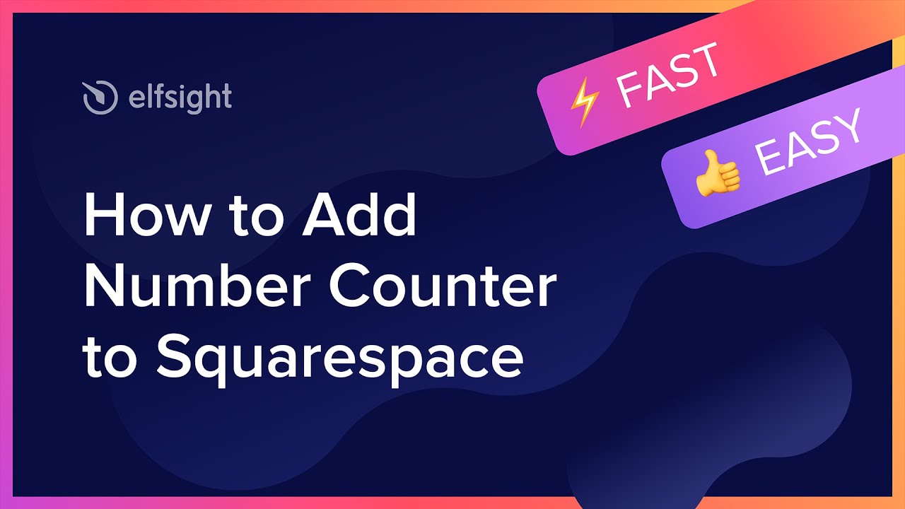 How to Add Number Counter to Squarespace (2021)