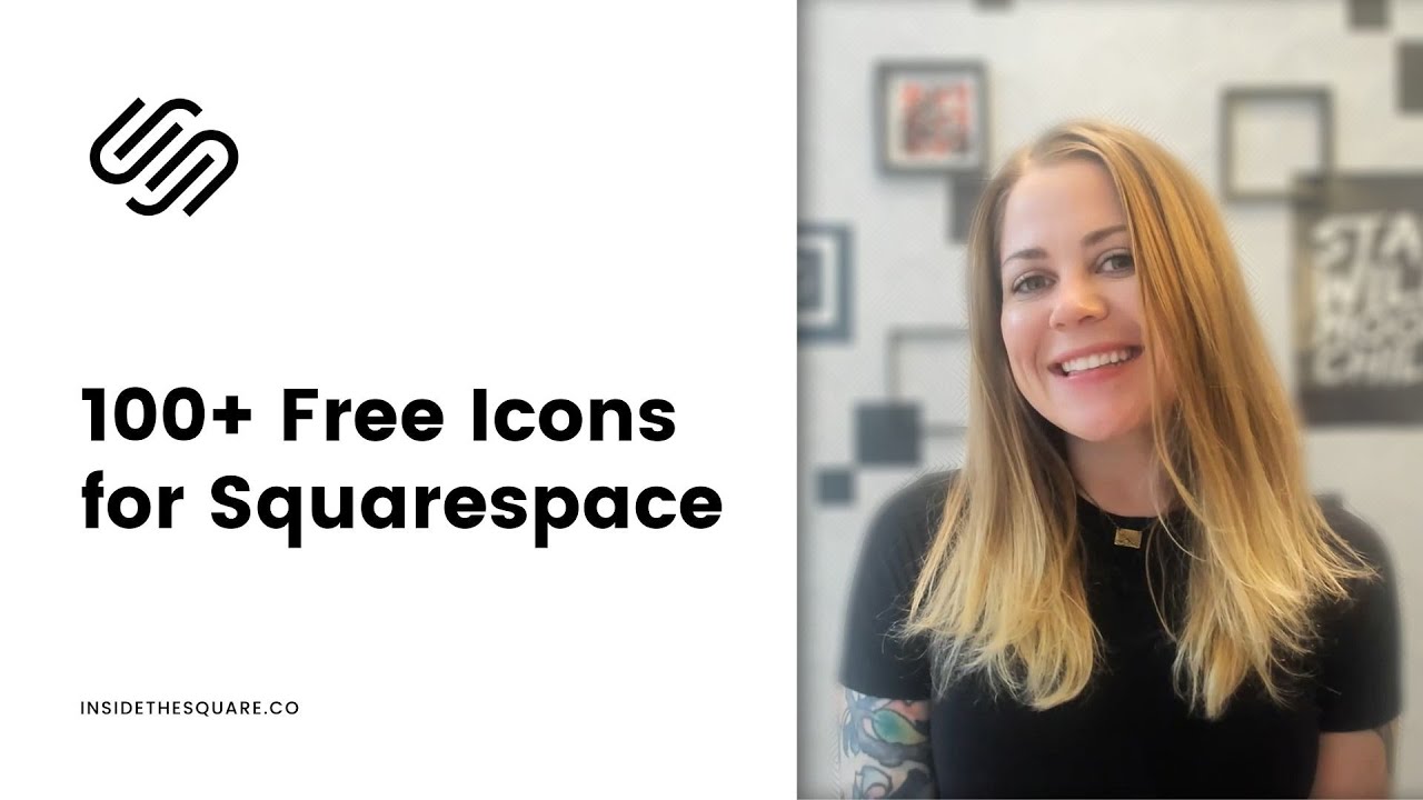 How To Use Google Icons in Squarespace // 100+ Free Icons for ...