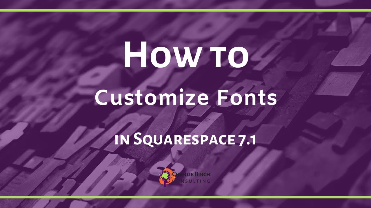 How to Customize Your Font Settings in Squarespace 7.1