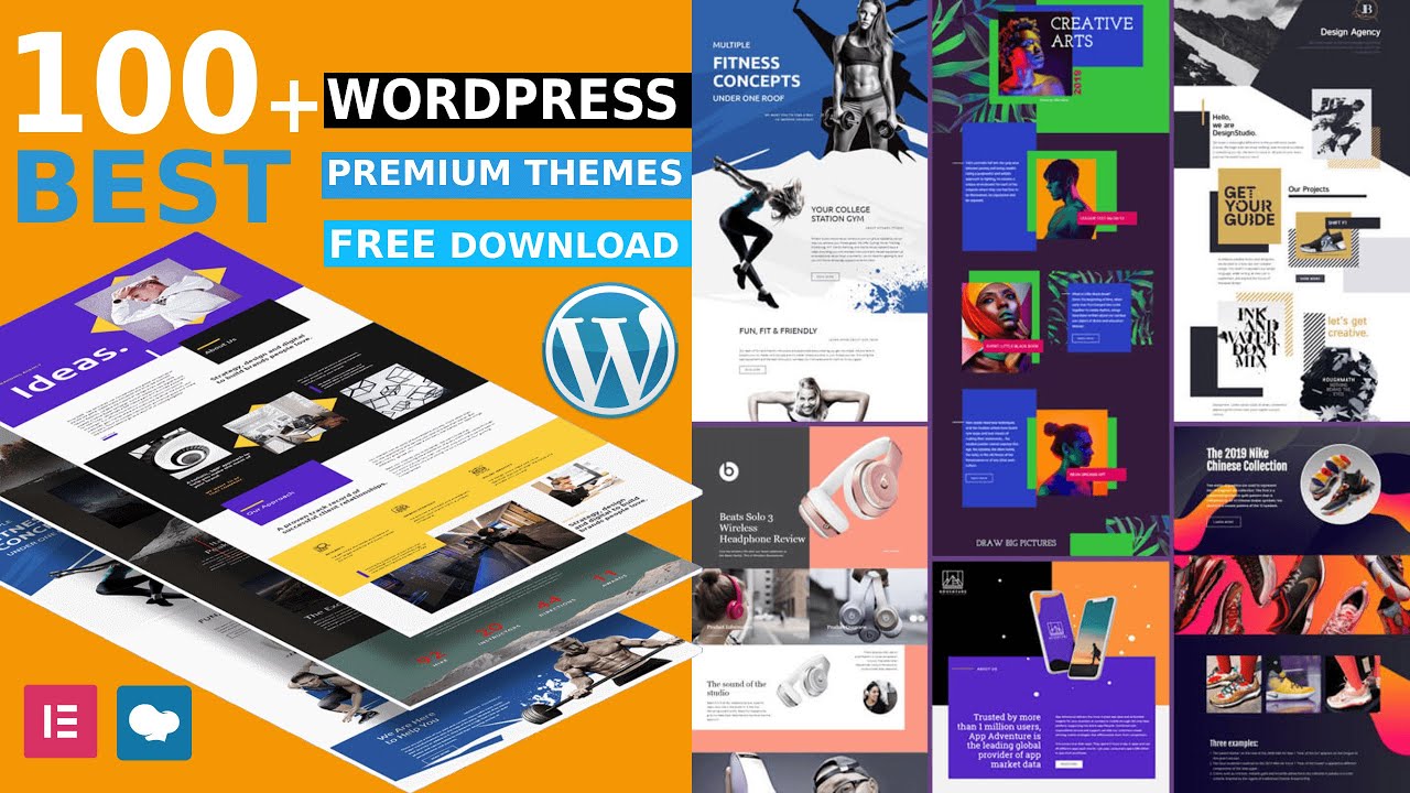 100+ | Best Free Wordpress Themes