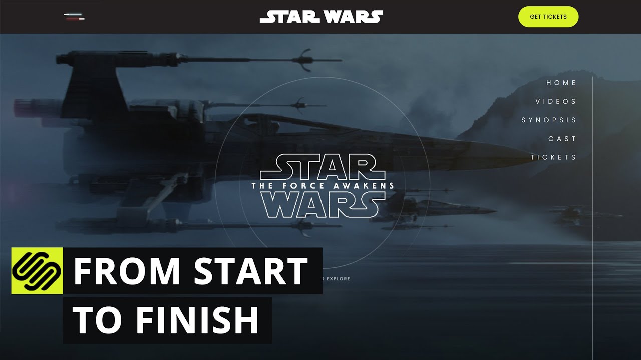 Building a Star Wars Website in Squarespace