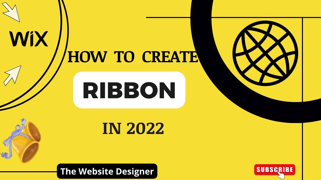 WIX TUTORIAL 2022 | ADD RIBBON TO YOUR WEBSITE | WIX RIBBON 2022