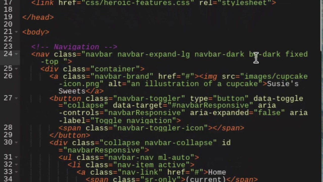 Web Design on a Chromebook - Part 2 - Changing the top navigation bar color
