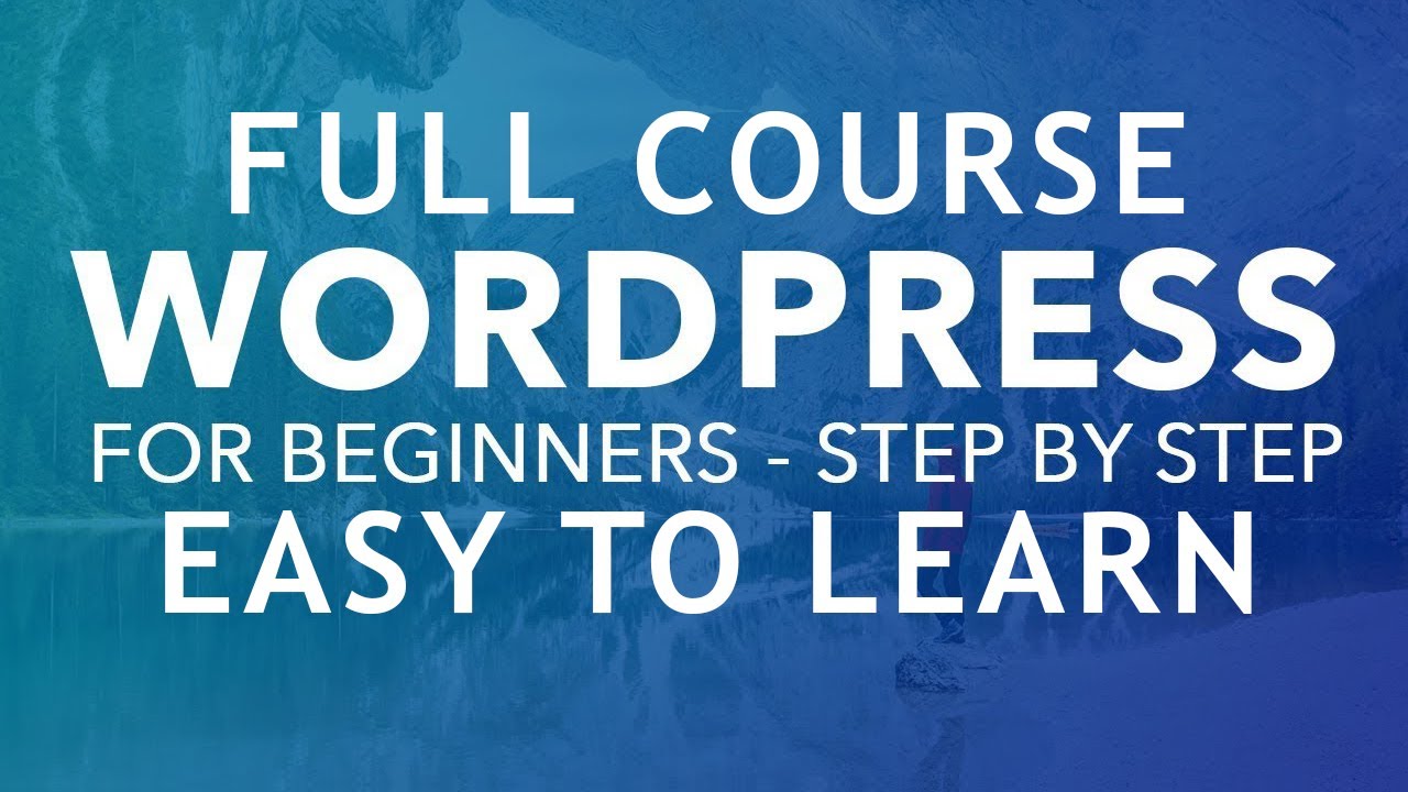 WordPress Tutorial for Beginners 2022 | WordPress full course