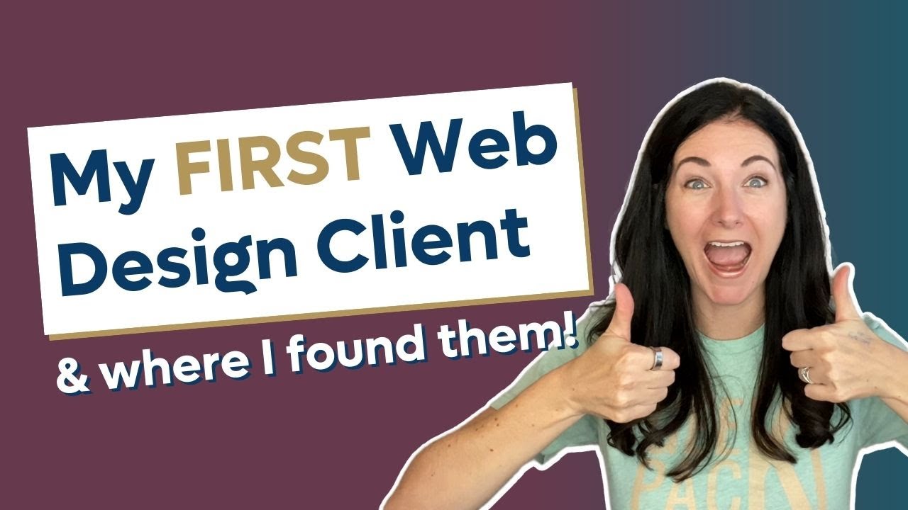 Where I Found My First Web Design Client