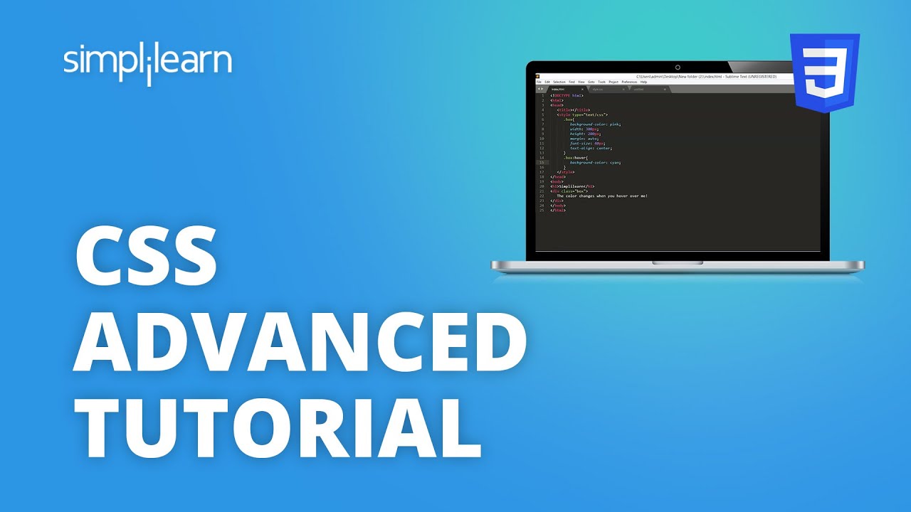 html and css advanced tutorial