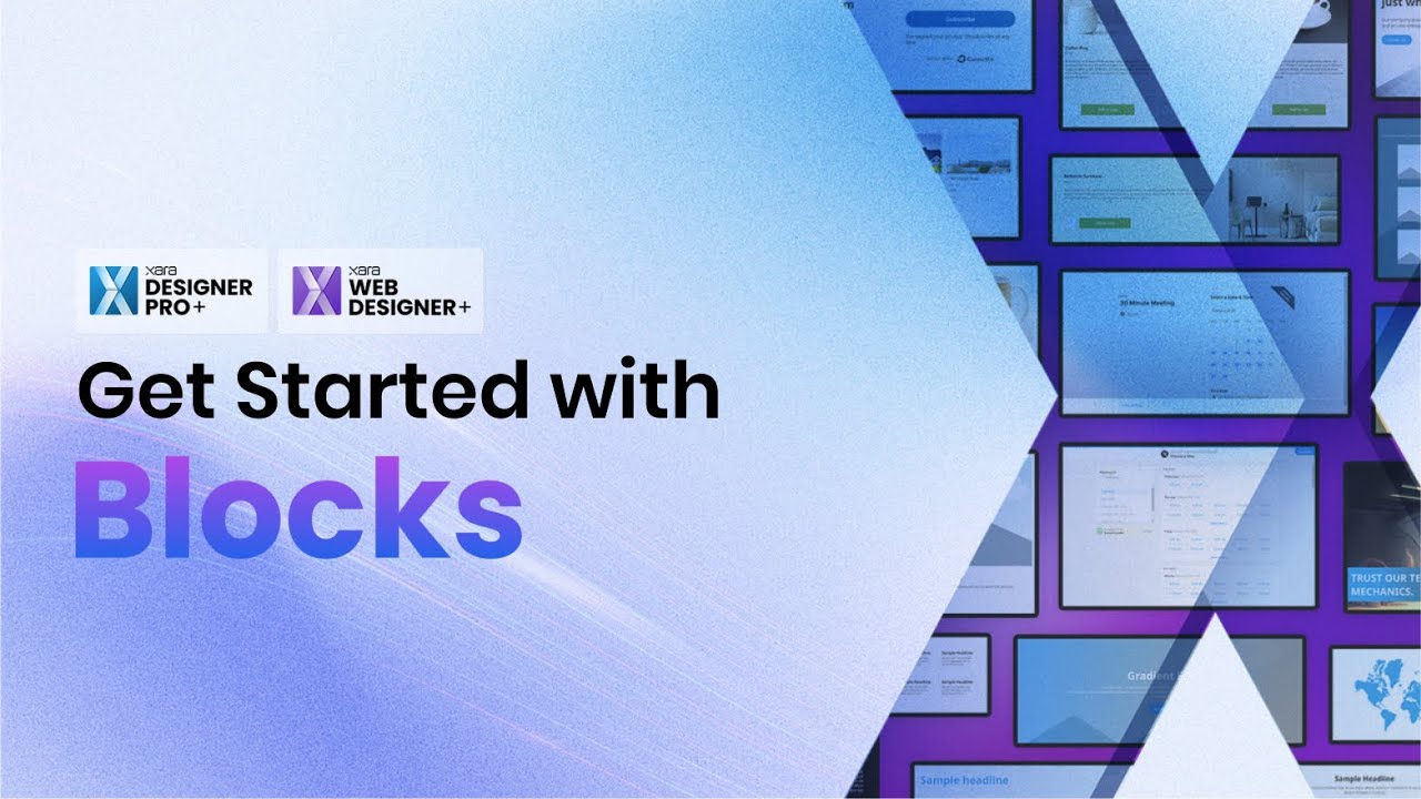 Getting Started with Blocks - New Website Builder | Xara