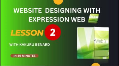 Lesson 2 | Mastering Website Design - Microsoft Expression Web Tutorial