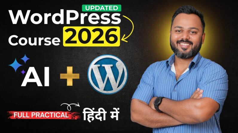 WordPress Course 2026 | WordPress Tutorial for Beginners | Learn ...